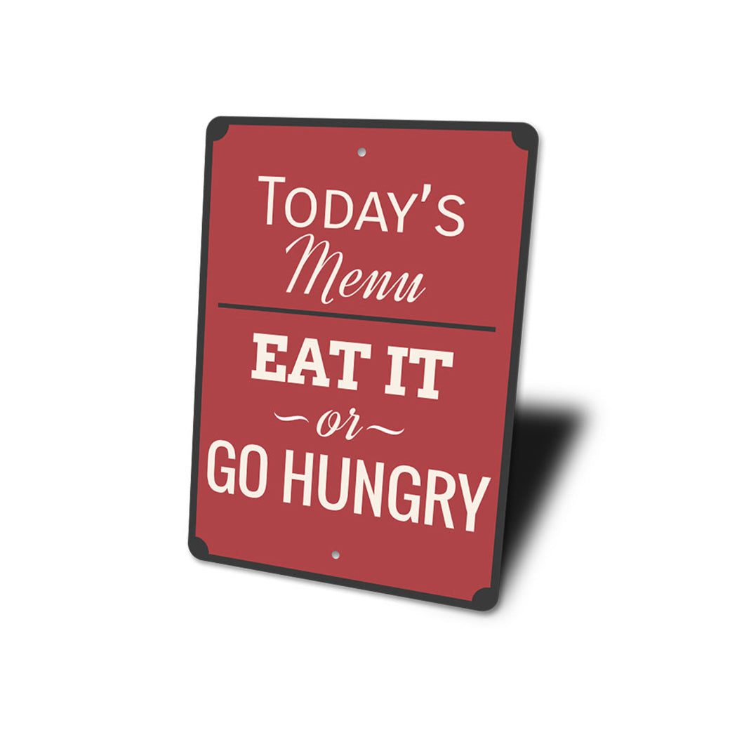 Kitchen Menu Sign
