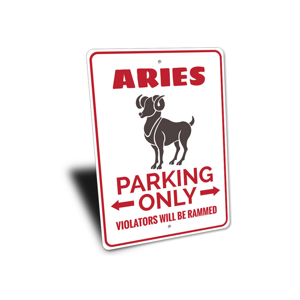Aries Parking Sign