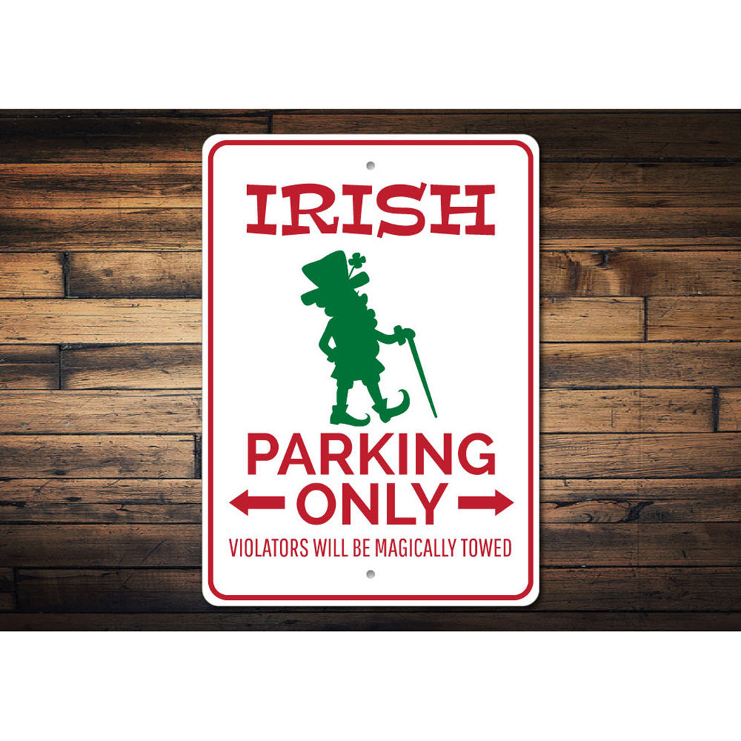 Irish Parking Sign