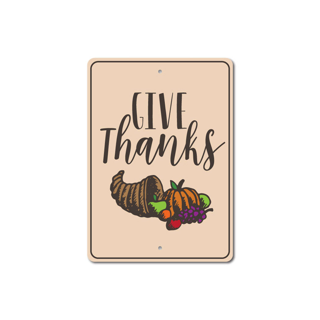 Give Thanks Sign