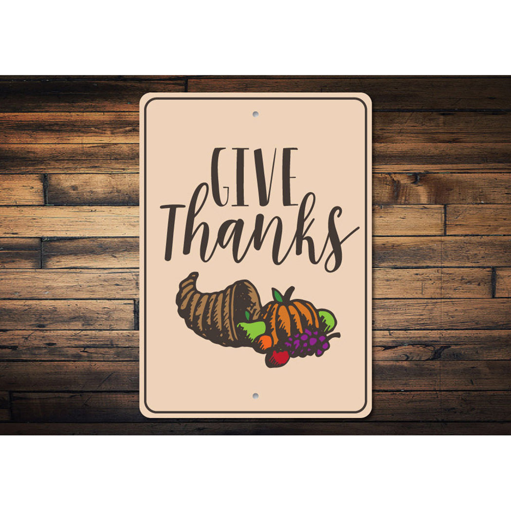 Give Thanks Sign