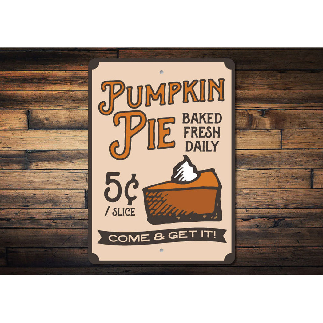 Pumpkin Pie Sign