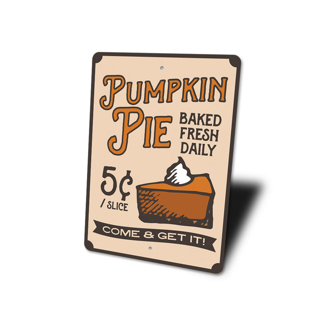 Pumpkin Pie Sign