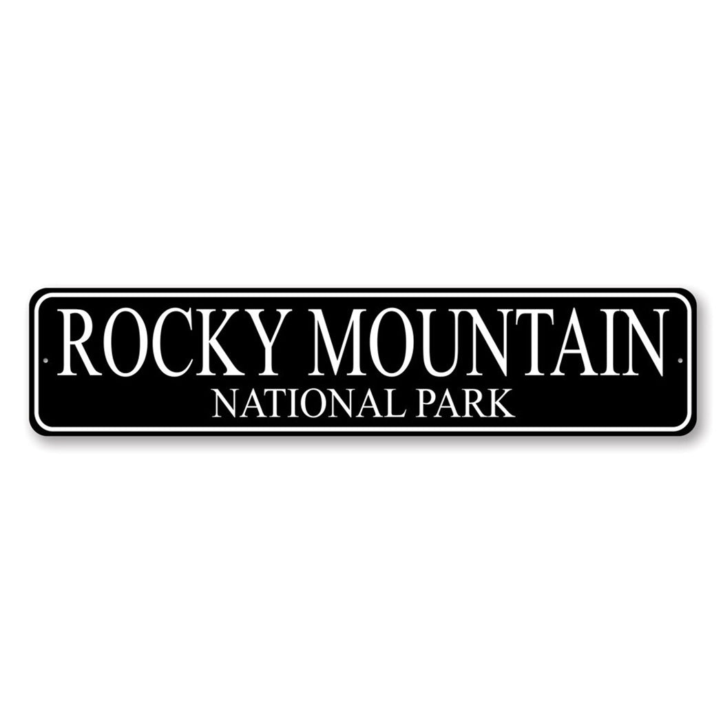 Rocky Mountain National Park Sign