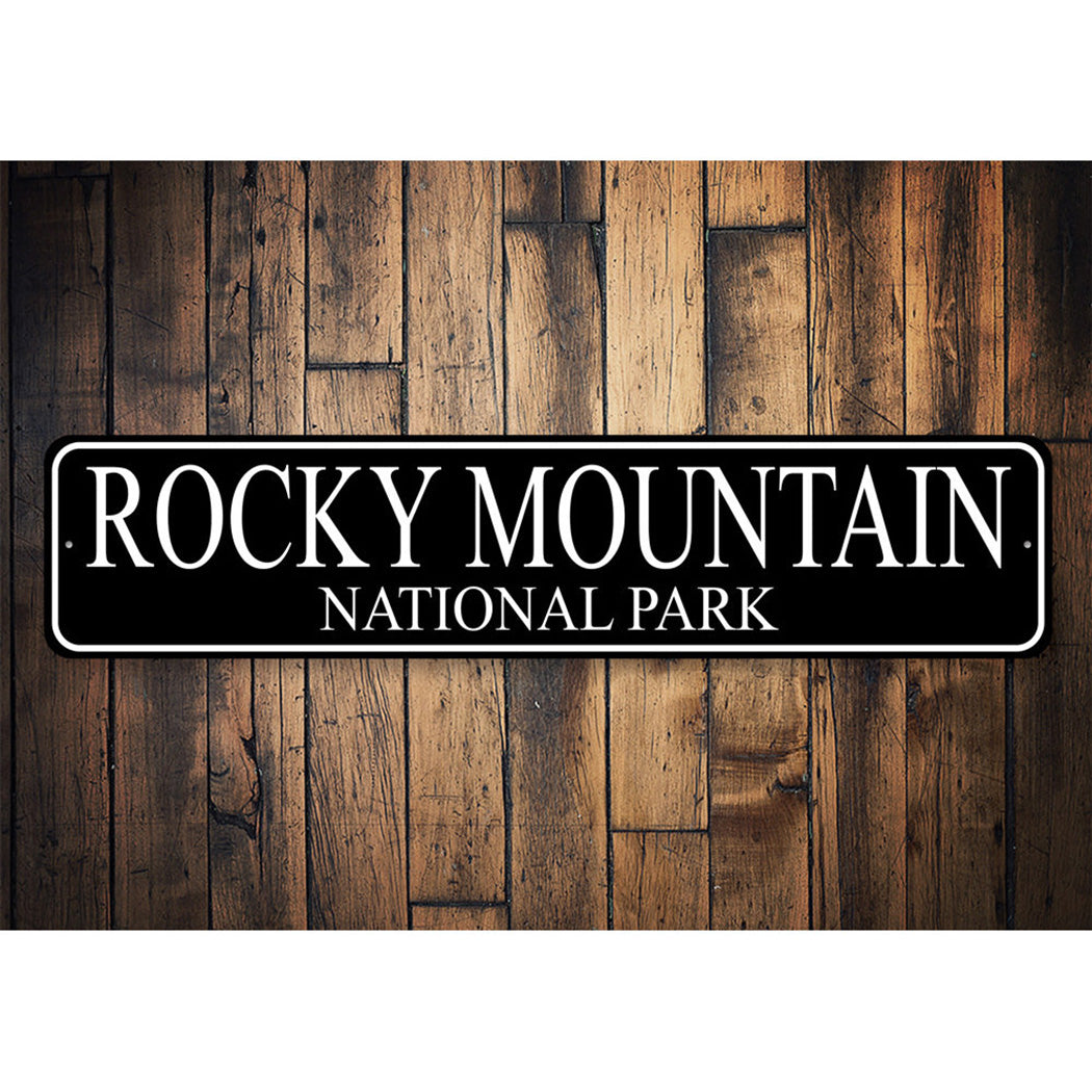 Rocky Mountain National Park Sign