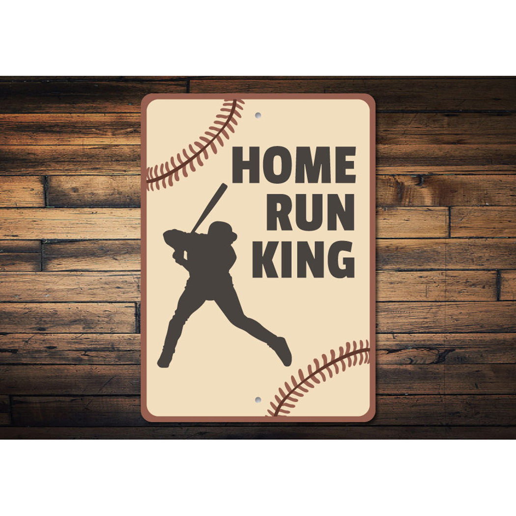 Home Run King Sign