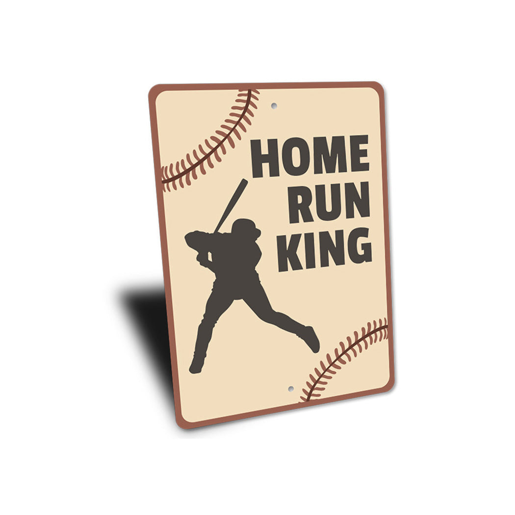 Home Run King Sign