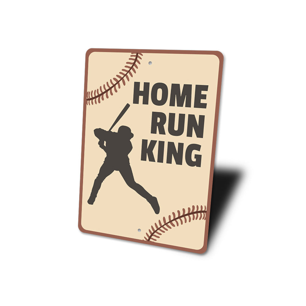 Home Run King Sign