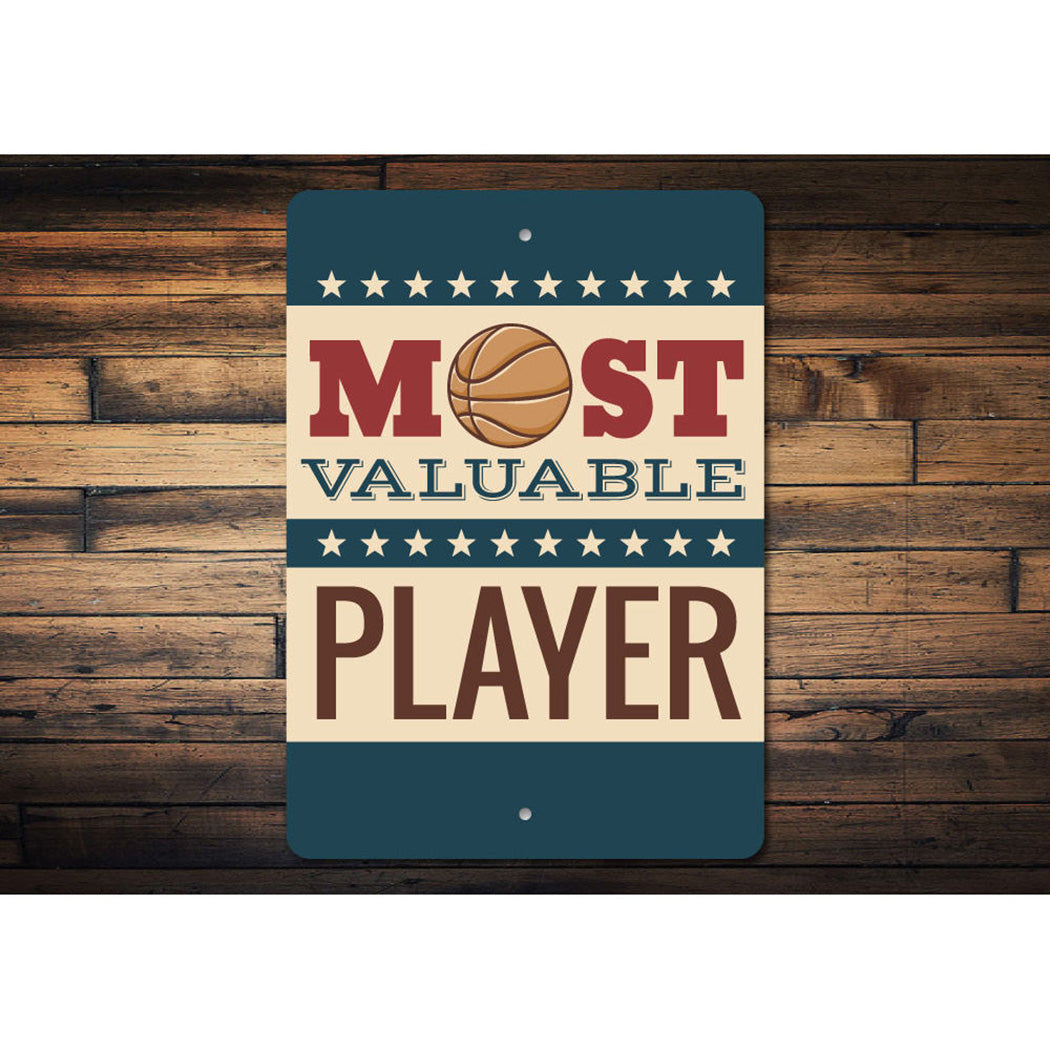 Basketball MVP Sign