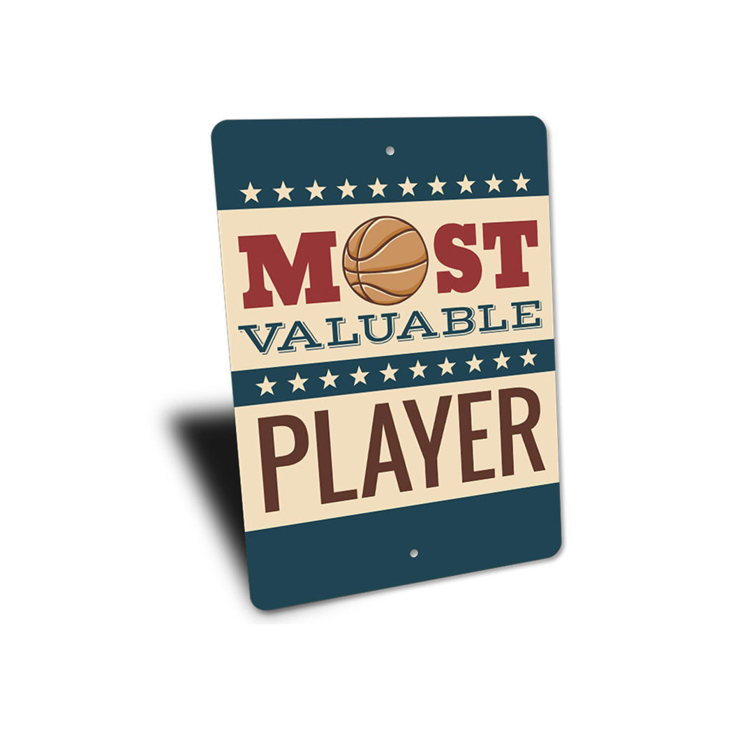 Basketball MVP Sign