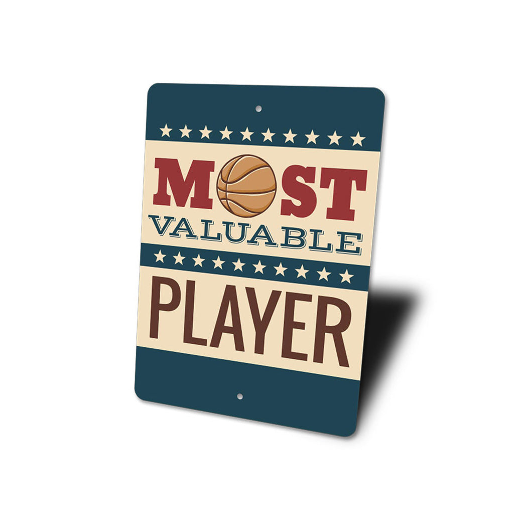 Basketball MVP Sign