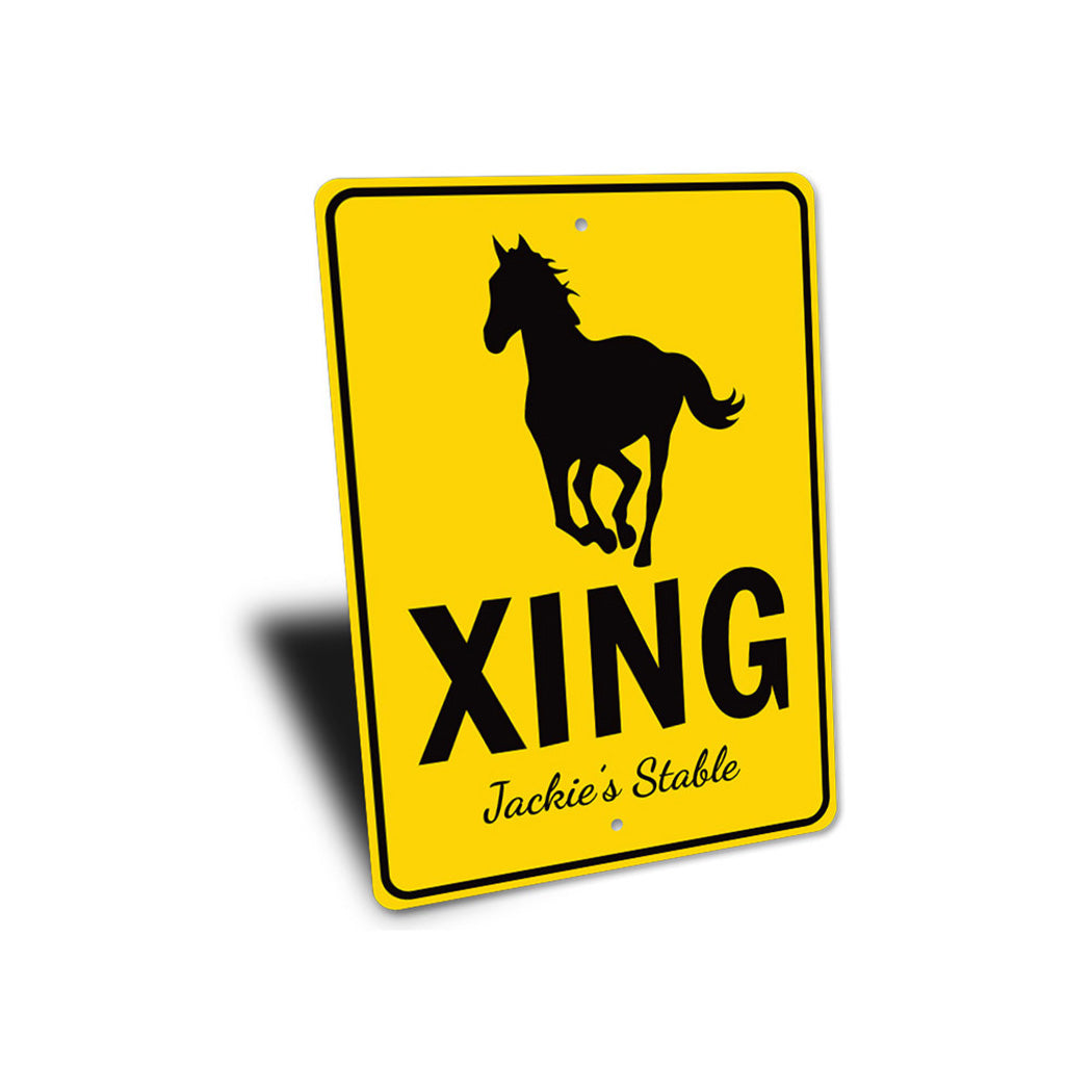 Horse Crossing Sign