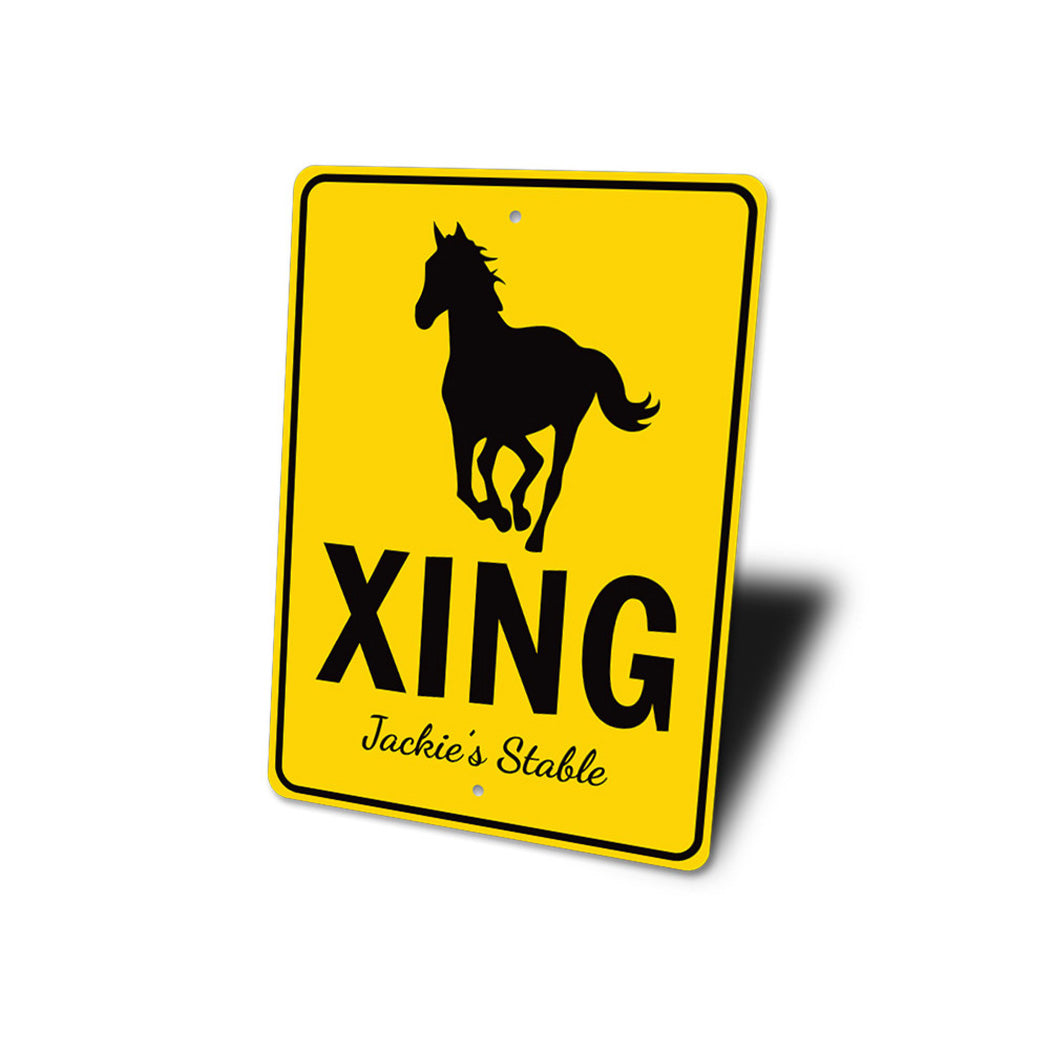 Horse Crossing Sign