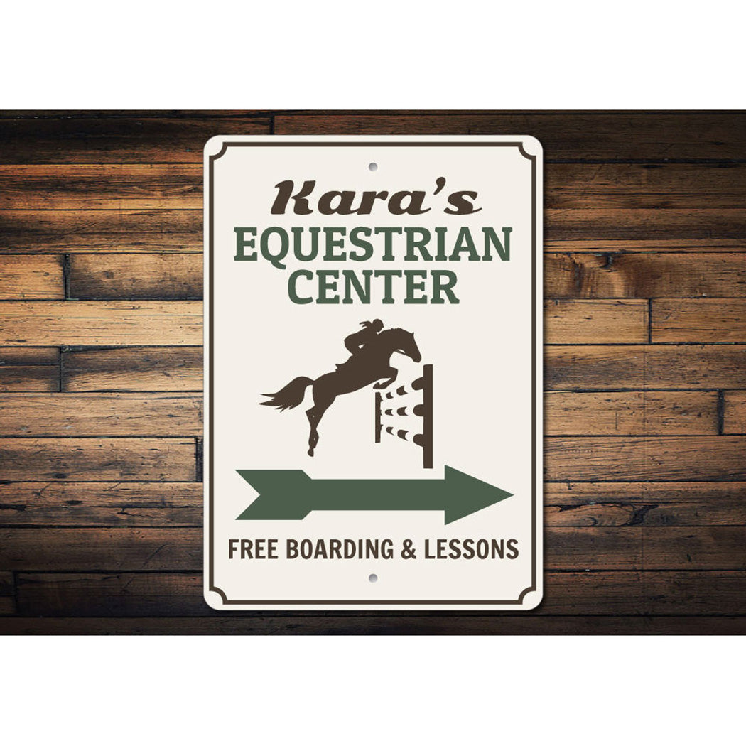 Equestrian Center Sign