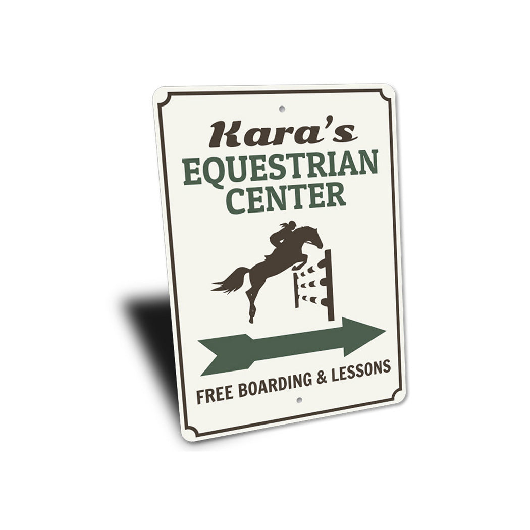 Equestrian Center Sign