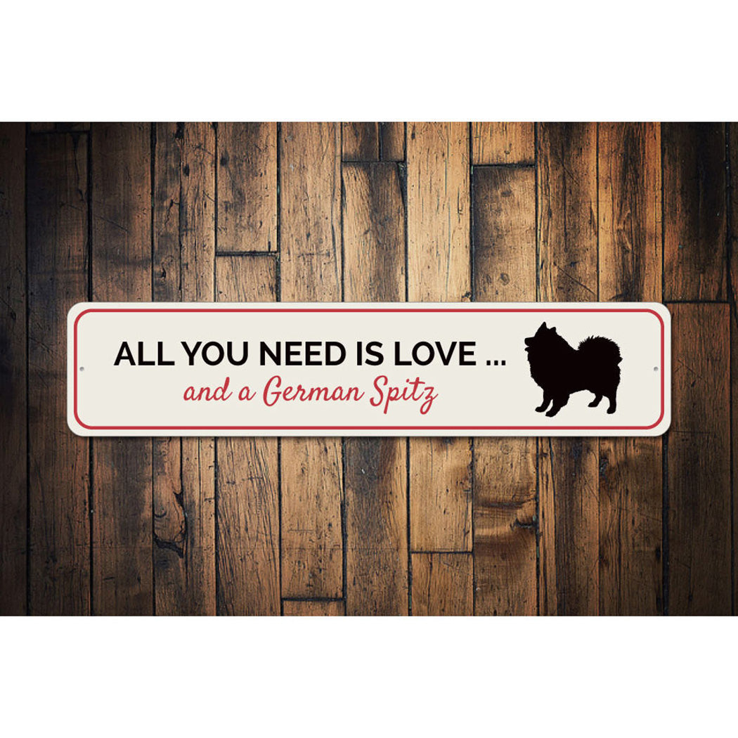 Love Dog Sign