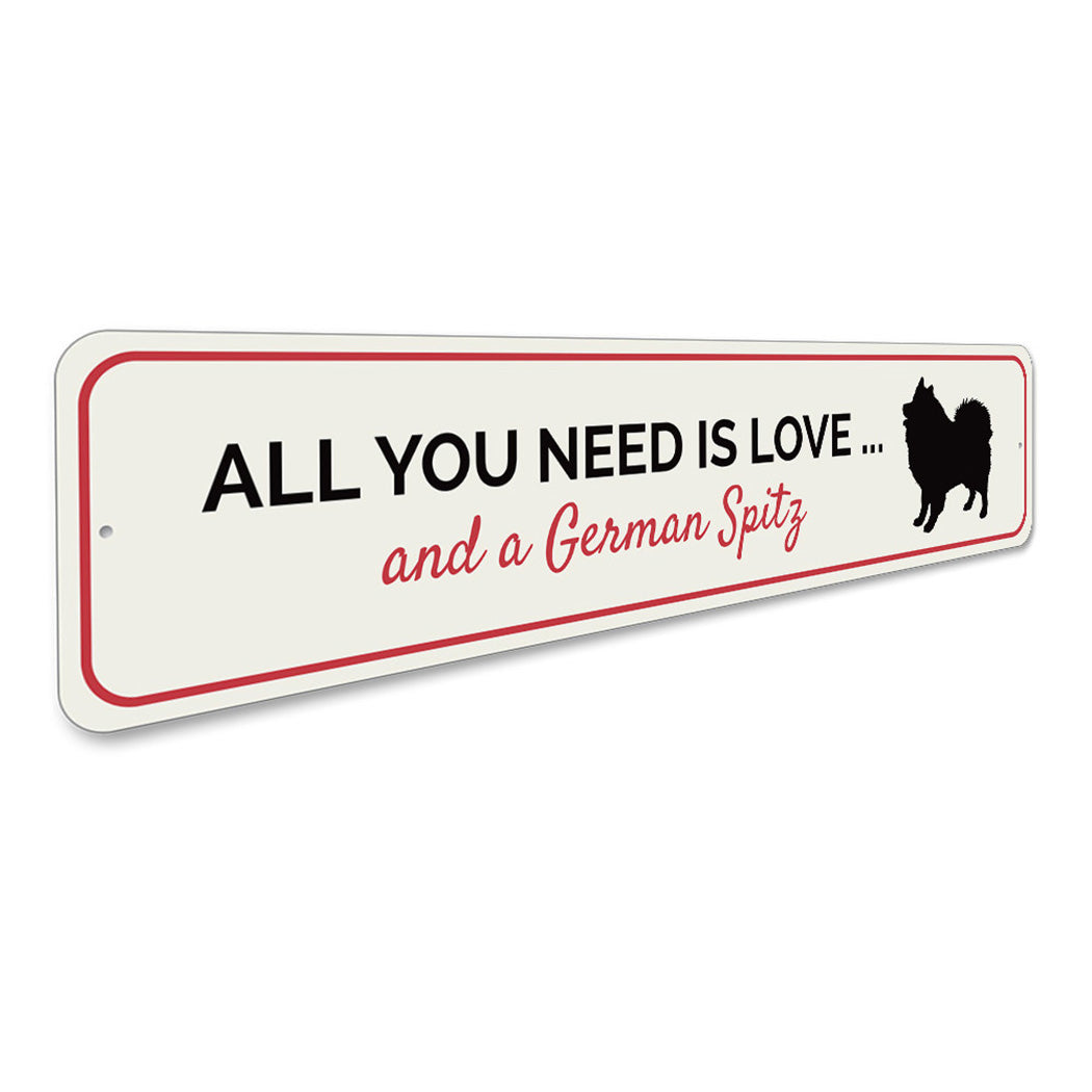 Love Dog Sign