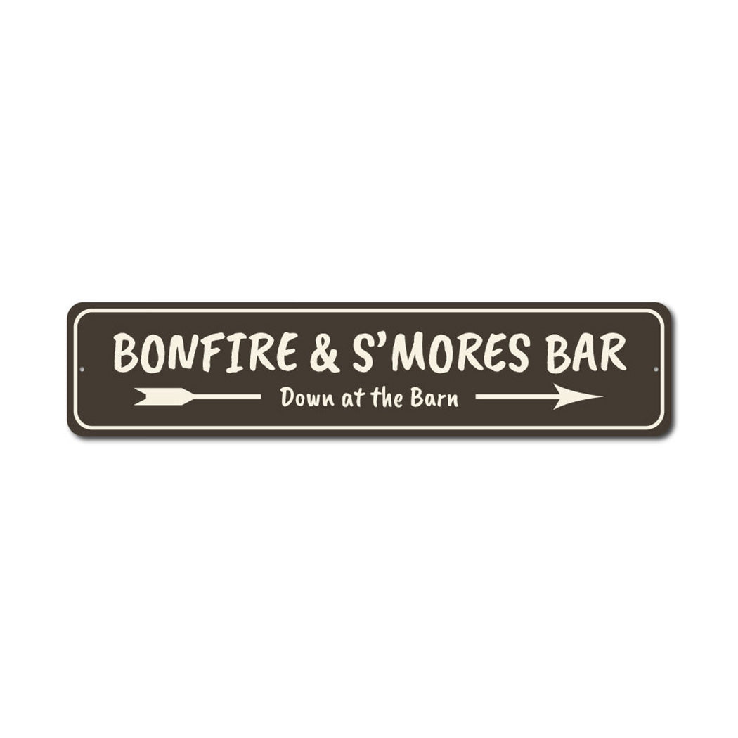 Bonfire Metal Sign