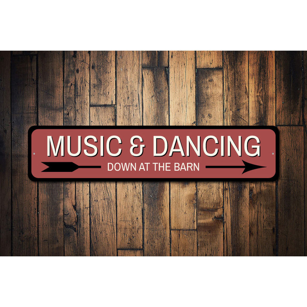 Dancing Barn Sign