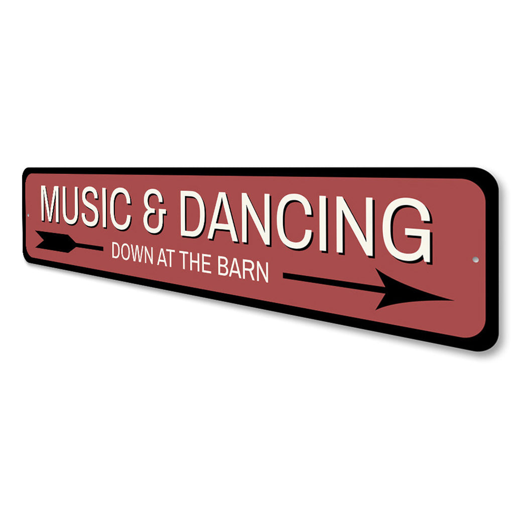 Dancing Barn Sign