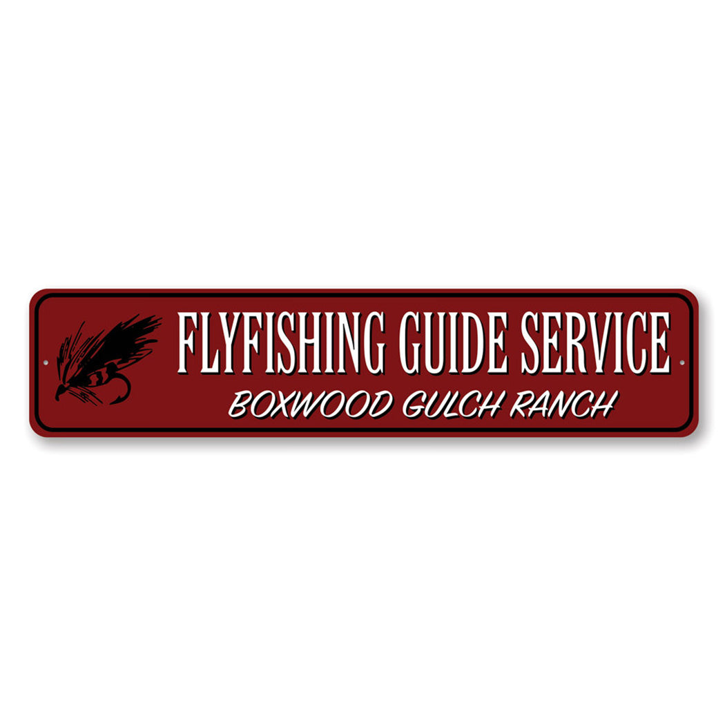 Flyfishing Guide Service Sign