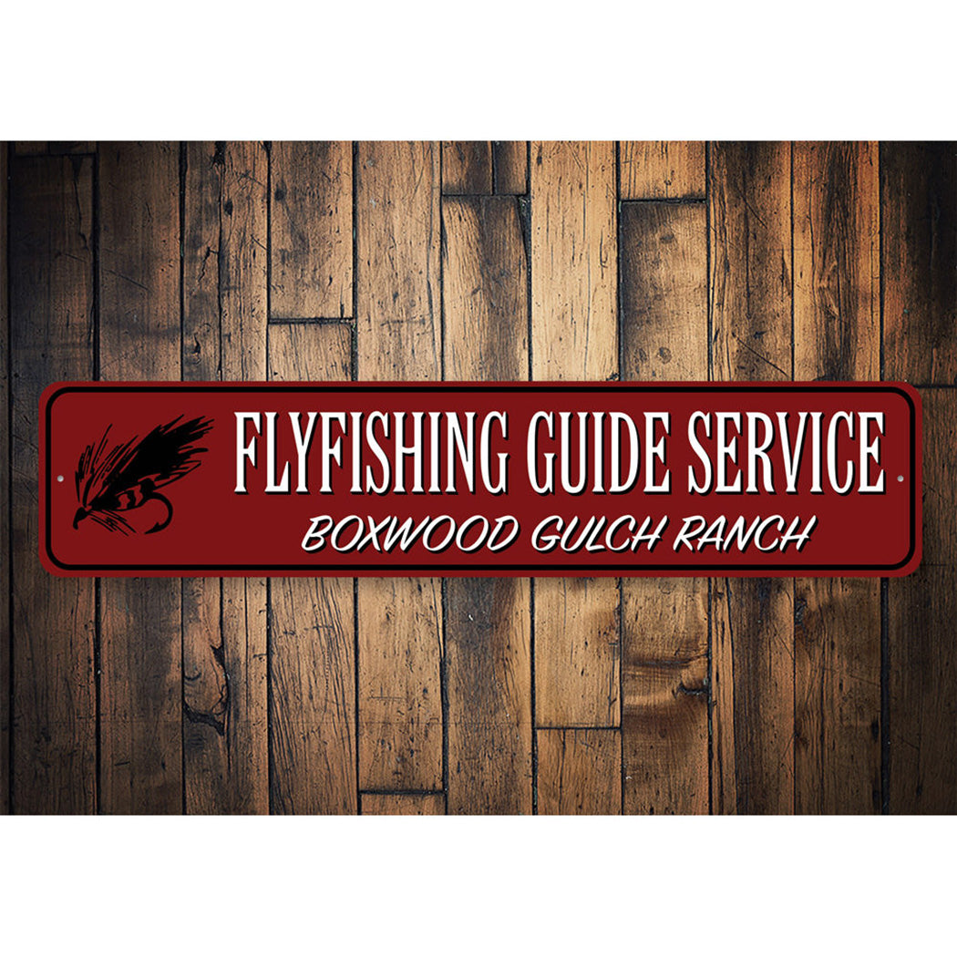 Flyfishing Guide Service Sign