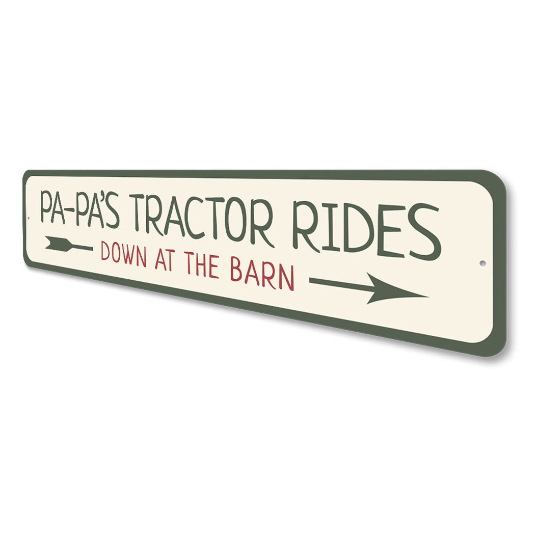 Tractor Rides Sign