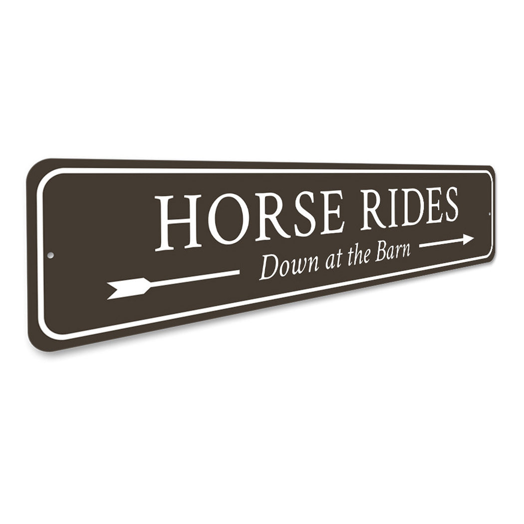 Horse Rides Sign