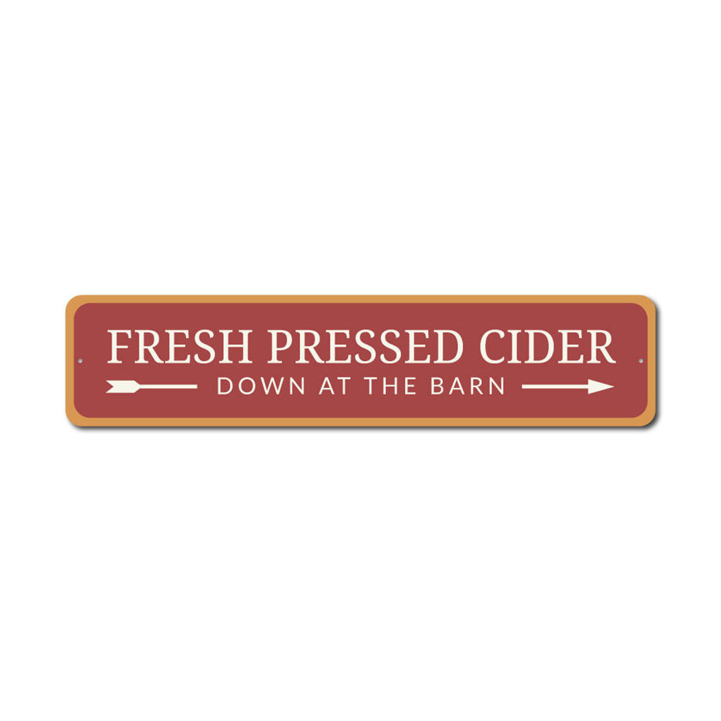 Cider Metal Sign