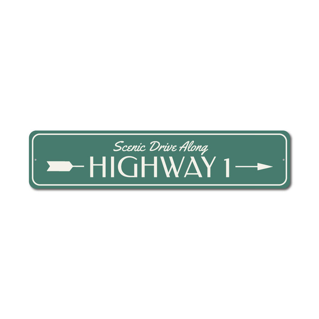 Highway Metal Sign