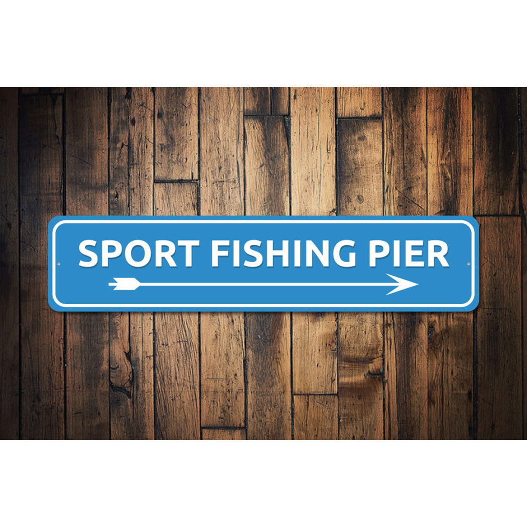 Sport Fishing Pier Sign
