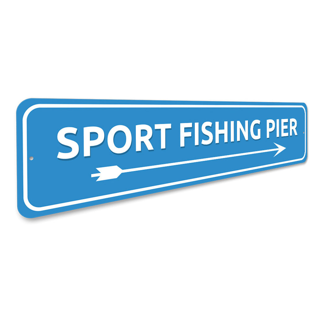 Sport Fishing Pier Sign