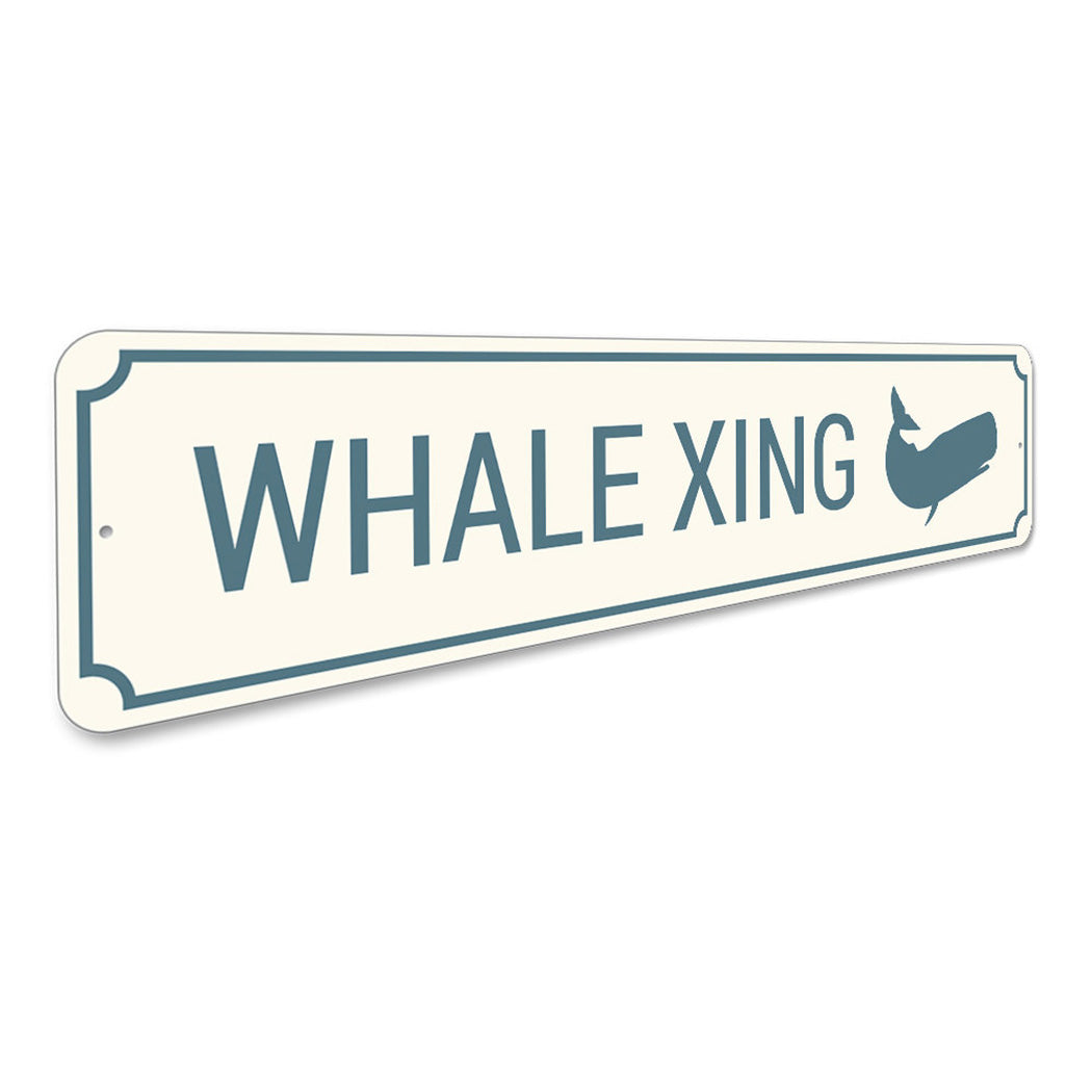 Whale Crossing Sign