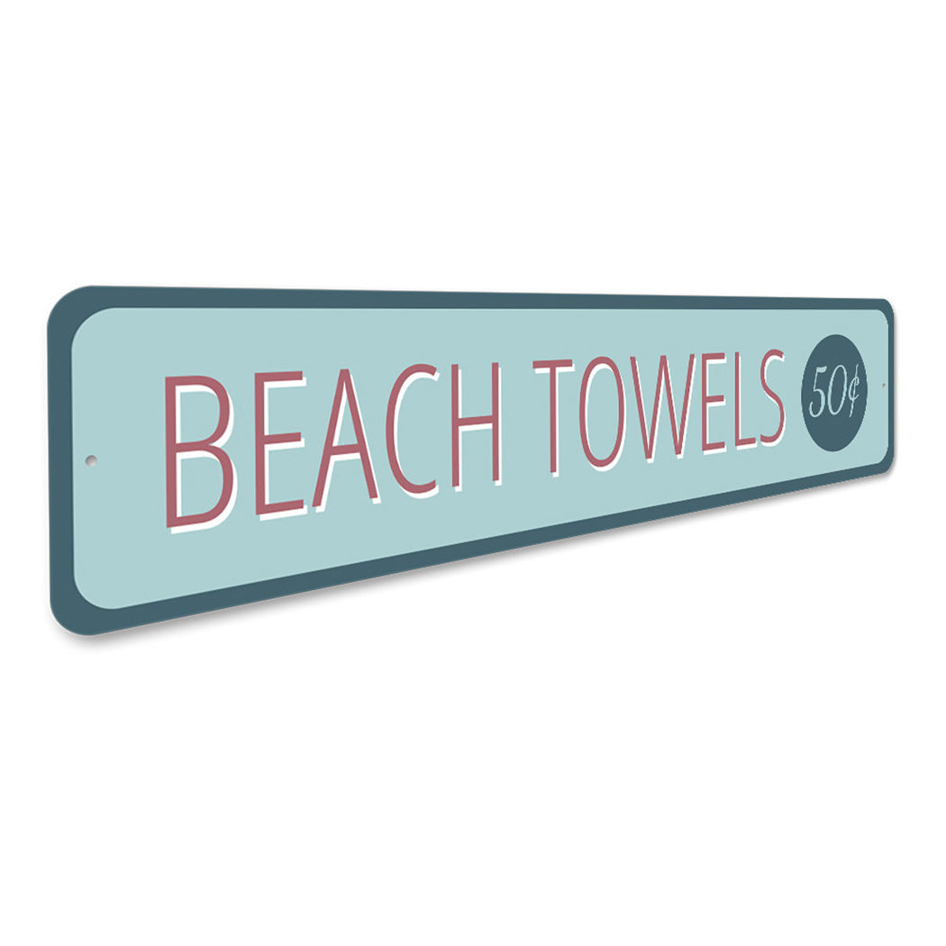 Beach Towel Sign