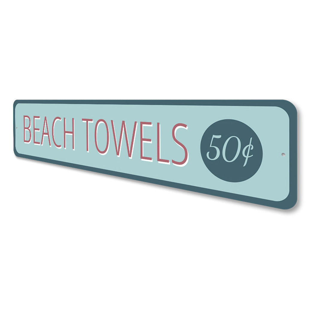 Beach Towel Sign