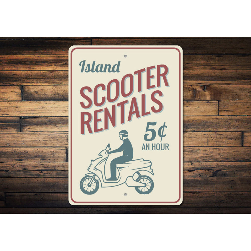 Scooter Rentals Sign