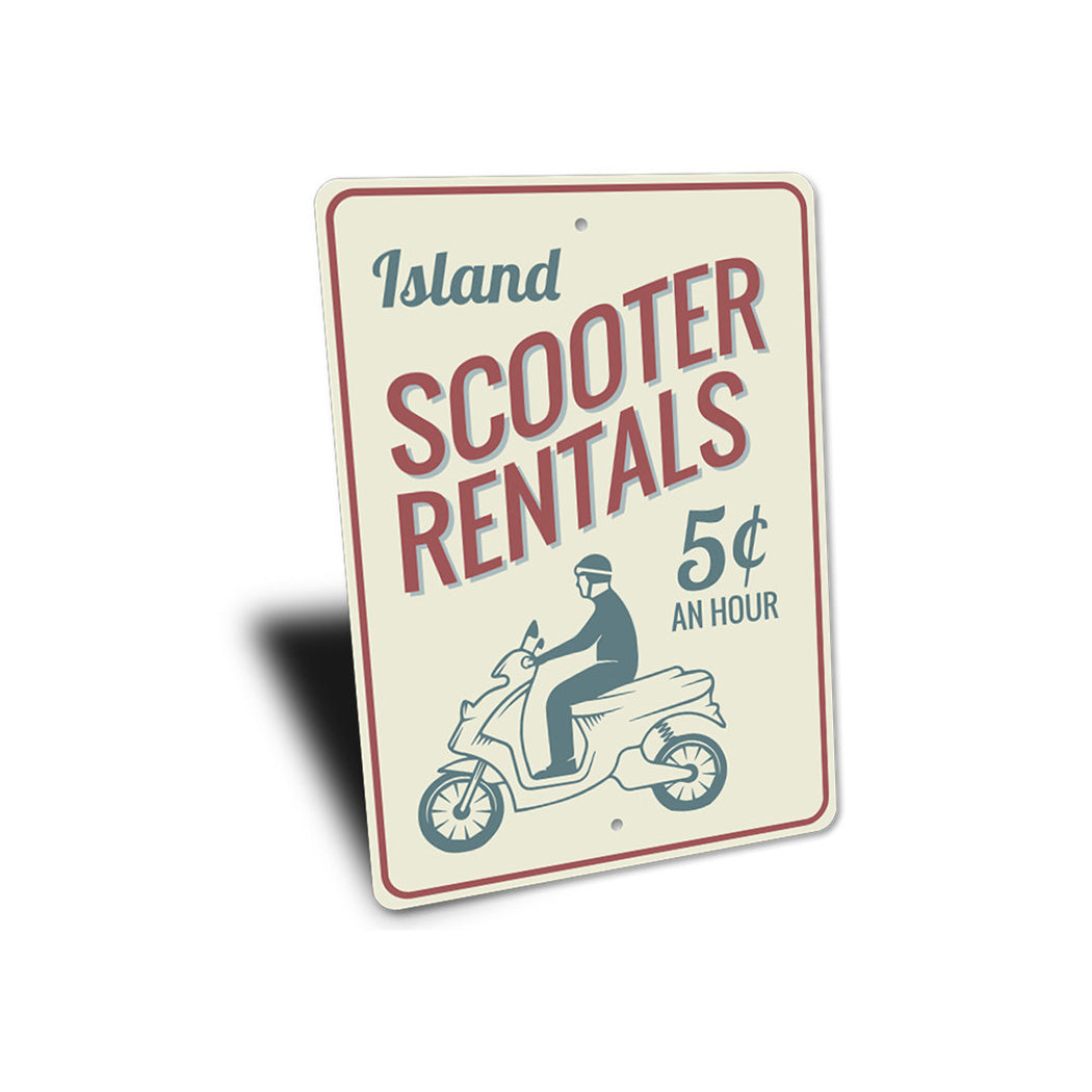 Scooter Rentals Sign