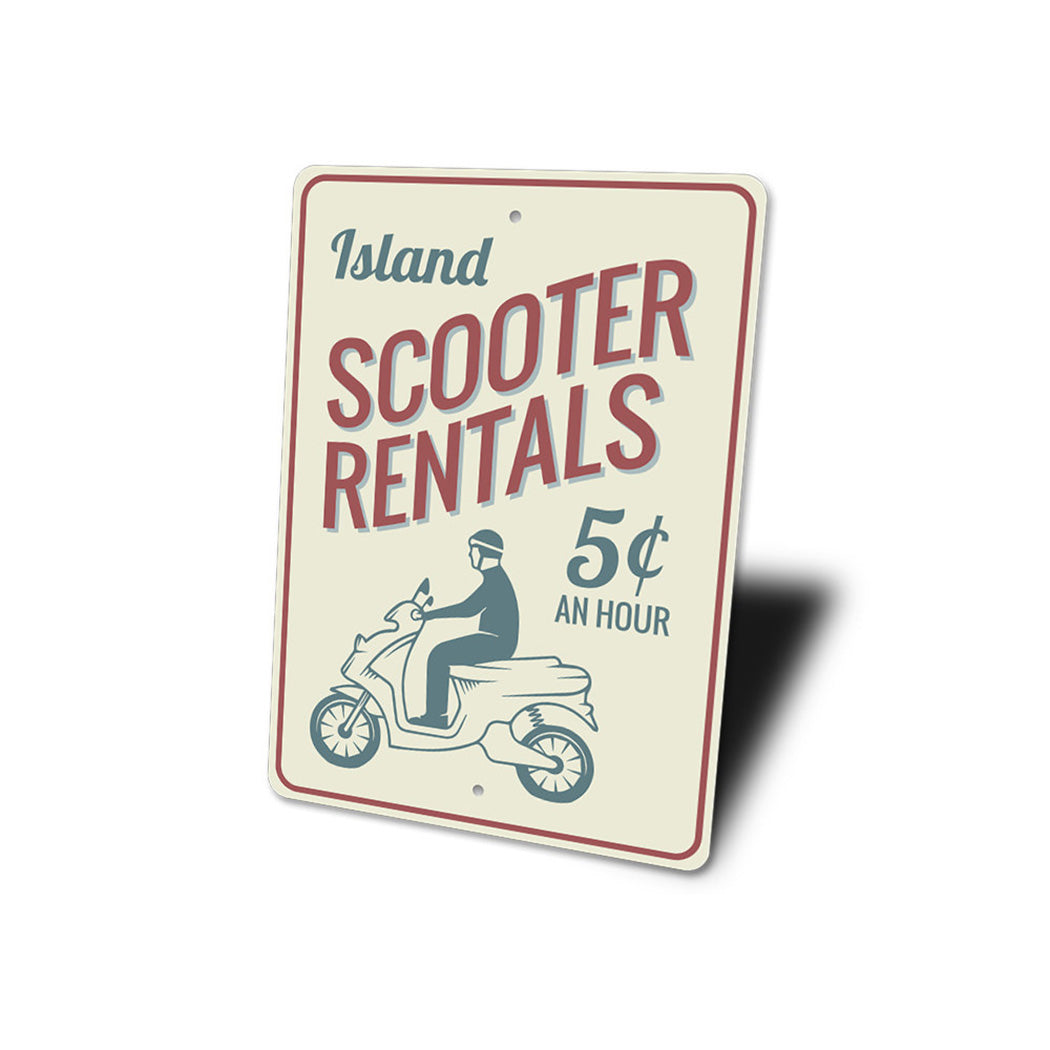 Scooter Rentals Sign