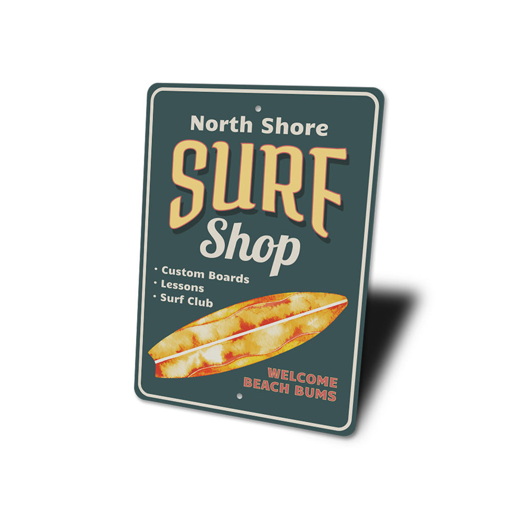 North Shore Surf Shop Sign