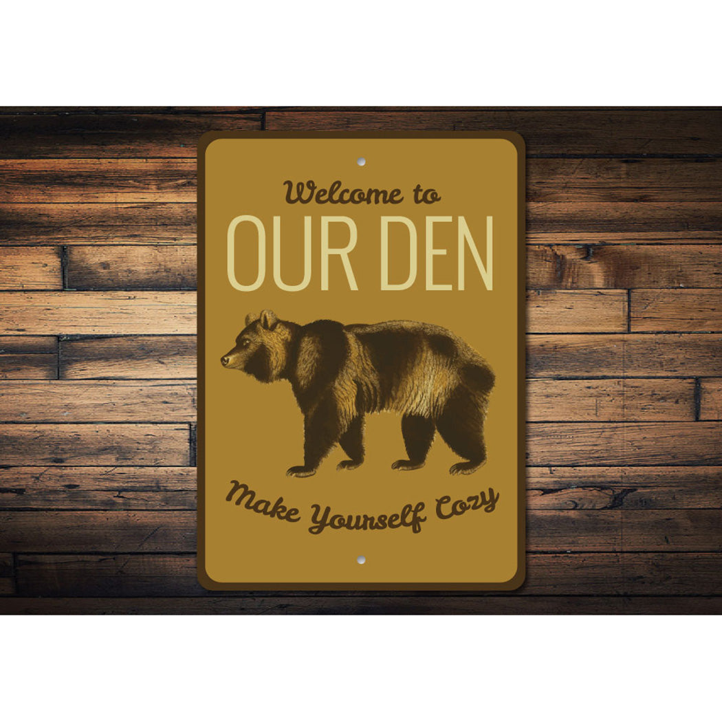 Bear Den Sign