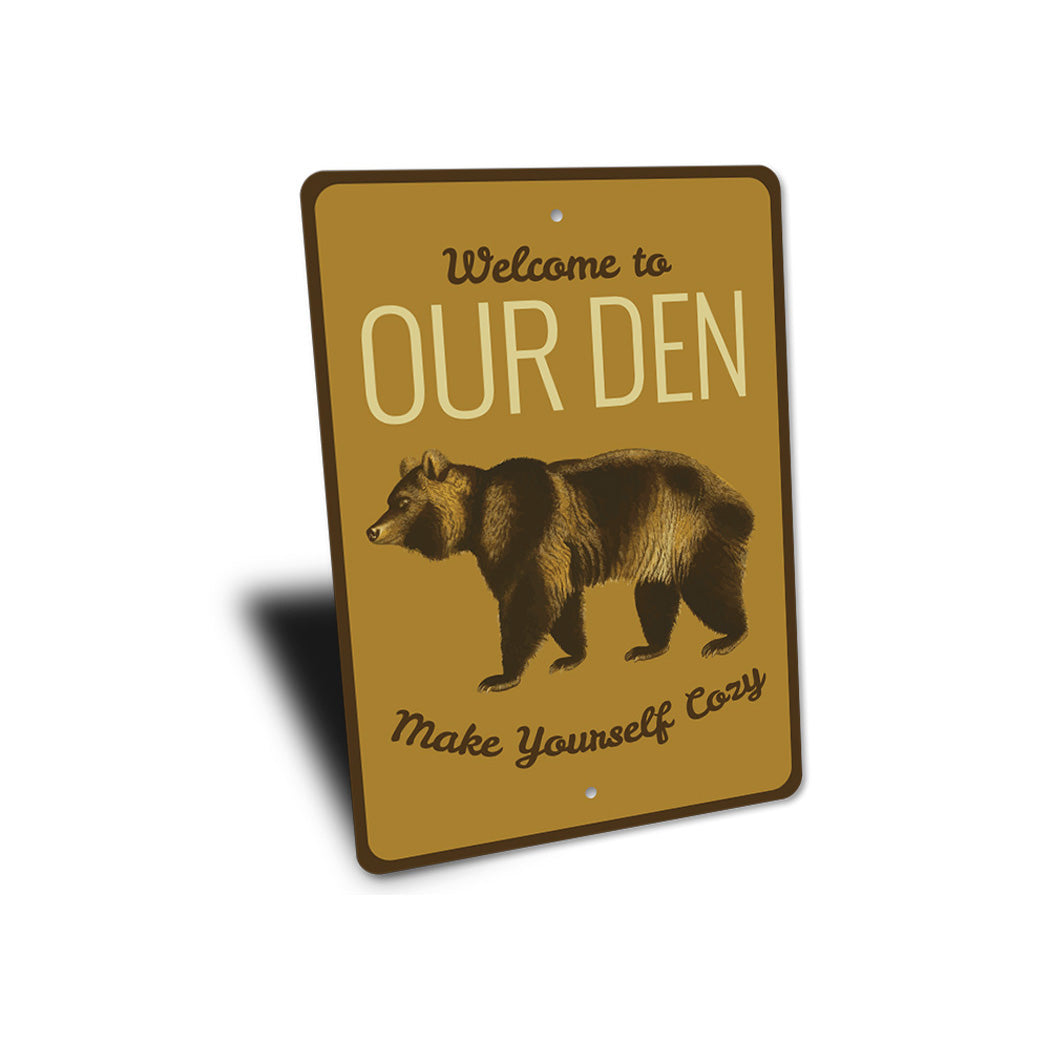 Bear Den Sign