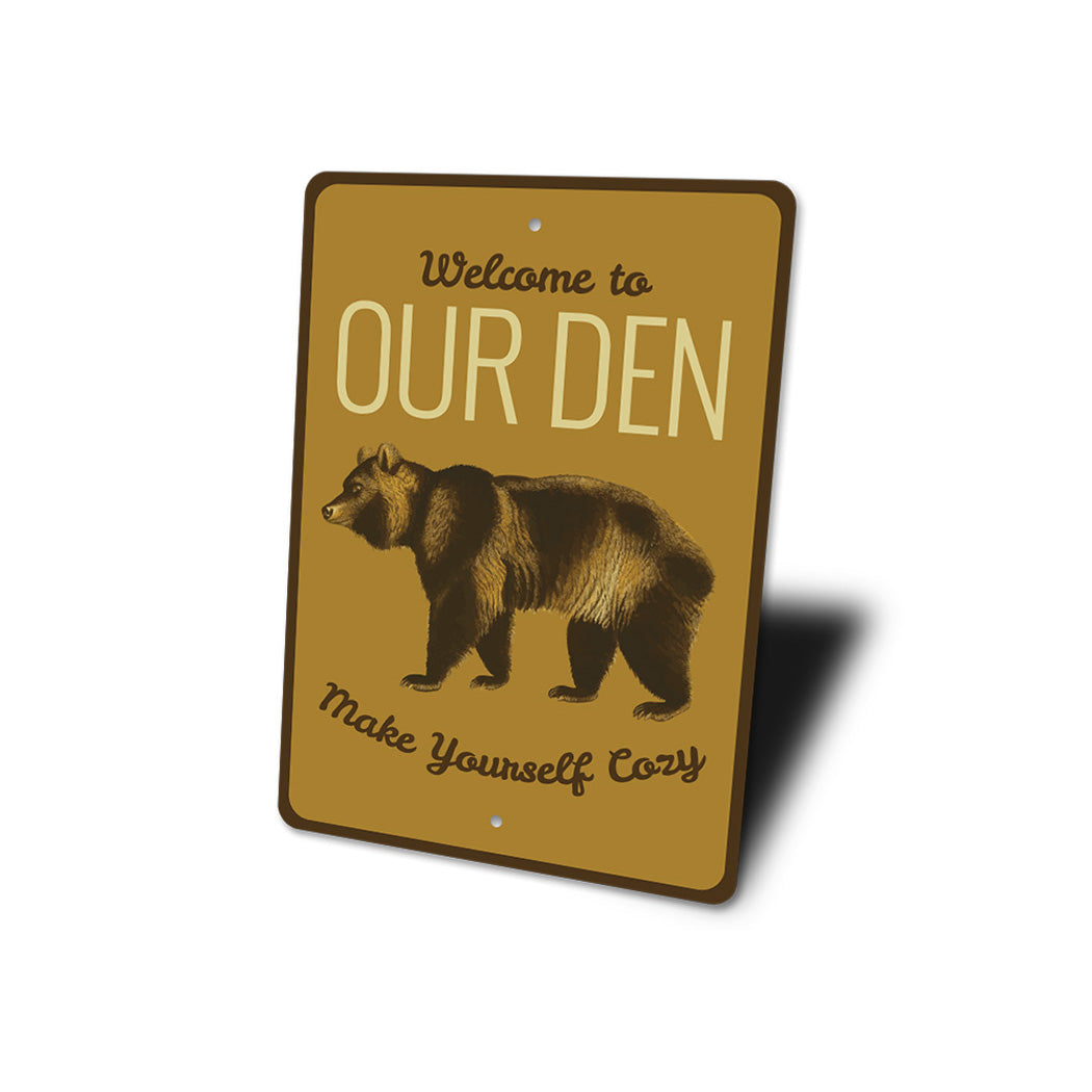 Bear Den Sign