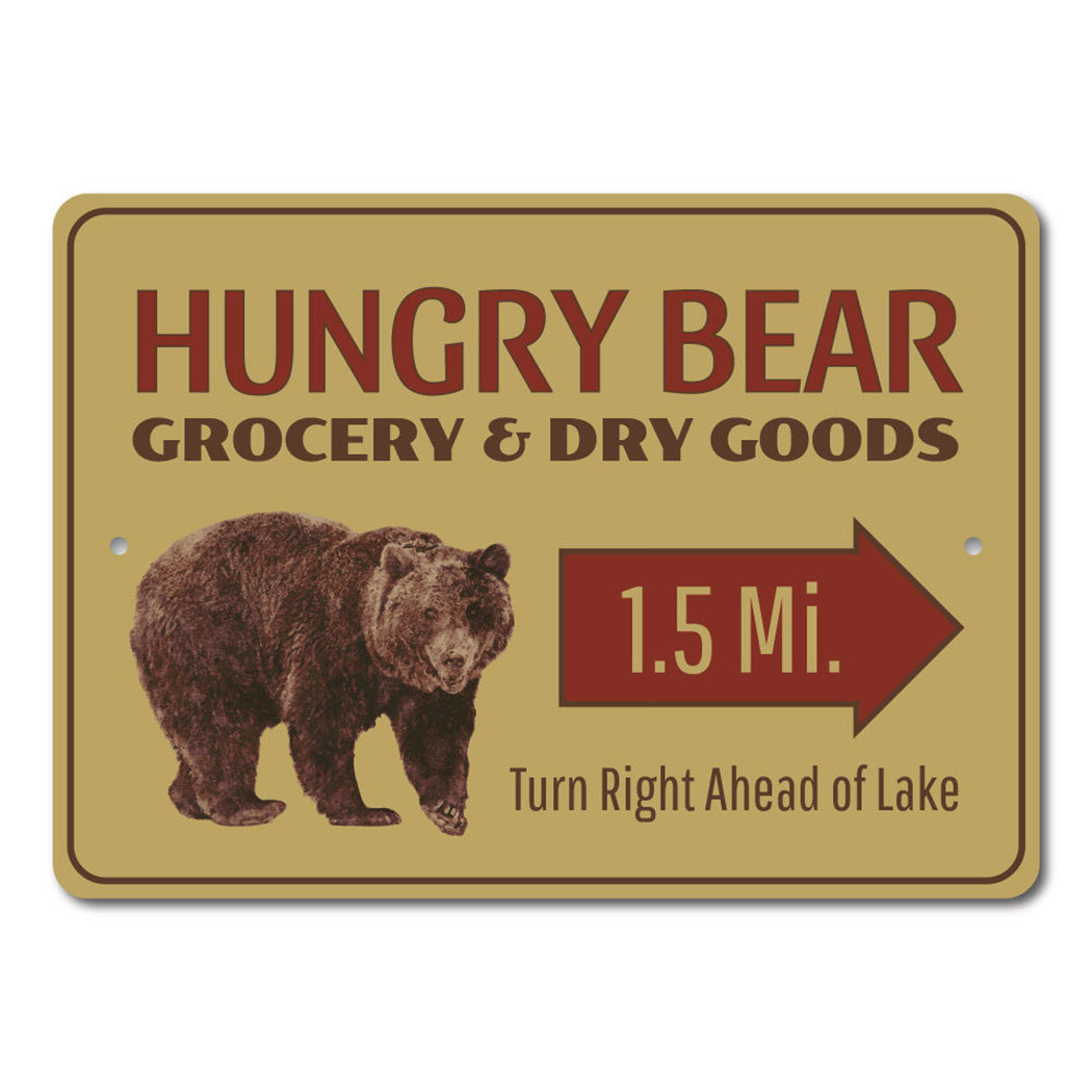 Hungry Bear Sign