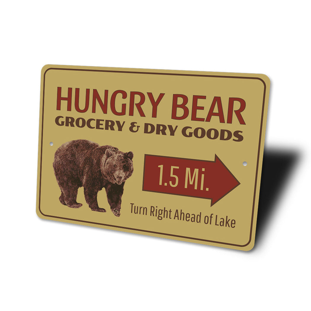 Hungry Bear Sign