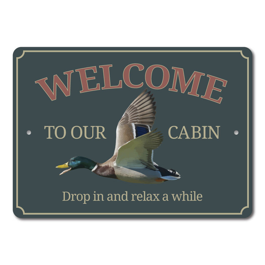 Duck Cabin Sign