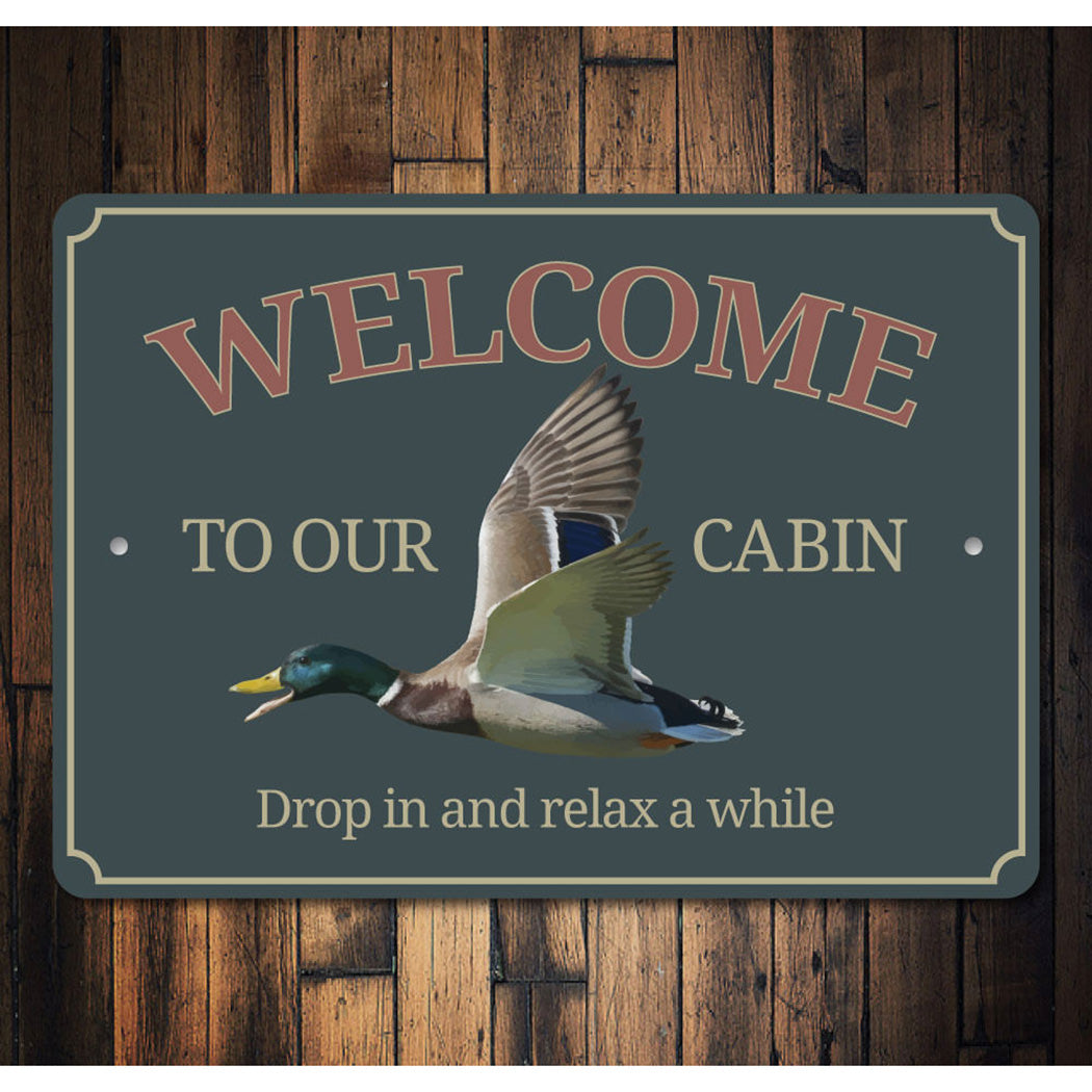 Duck Cabin Sign