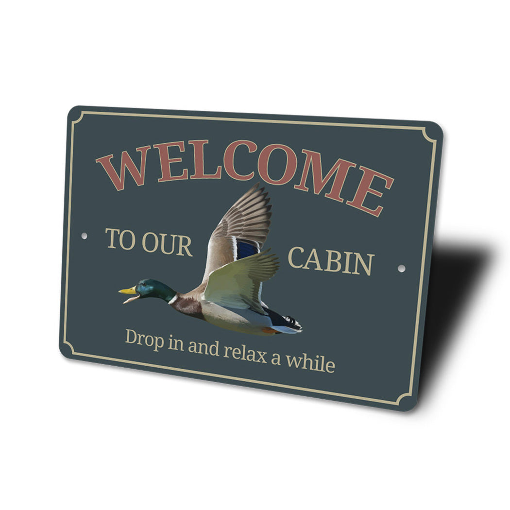 Duck Cabin Sign