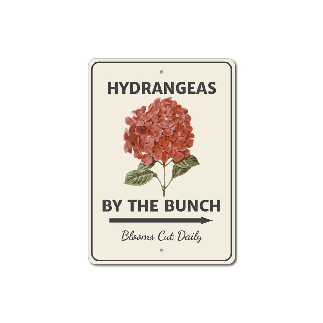 Hydrangeas by the Bunch Sign