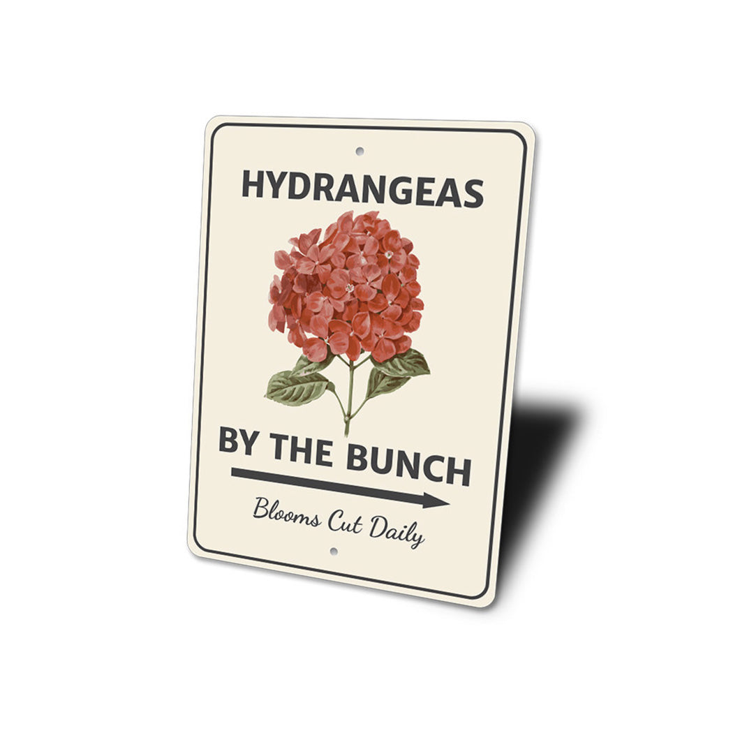 Hydrangeas by the Bunch Sign