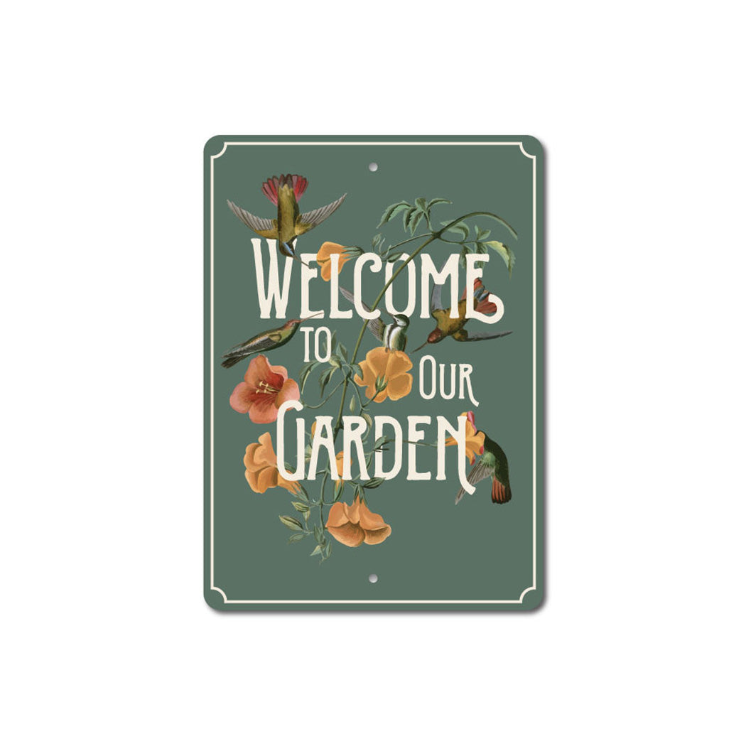 Garden Welcome Sign